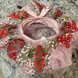 Elly & Emmy 0-6 month baby girl newborn Photoshoot pink flower tutu